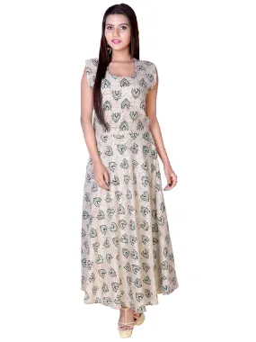Traditional Green Rajasthani Buta Print