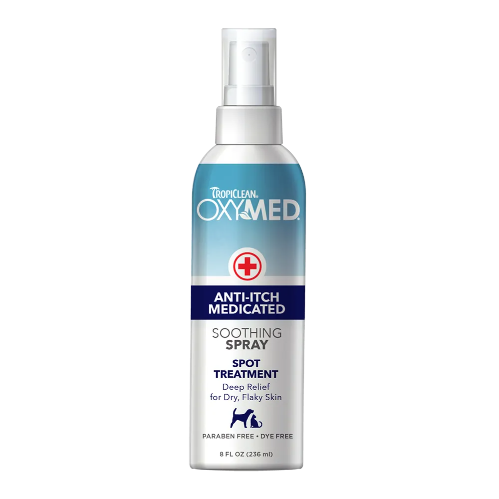 Tropiclean Oxymed Anti-Itch Medicated Soothing Spray 236ml