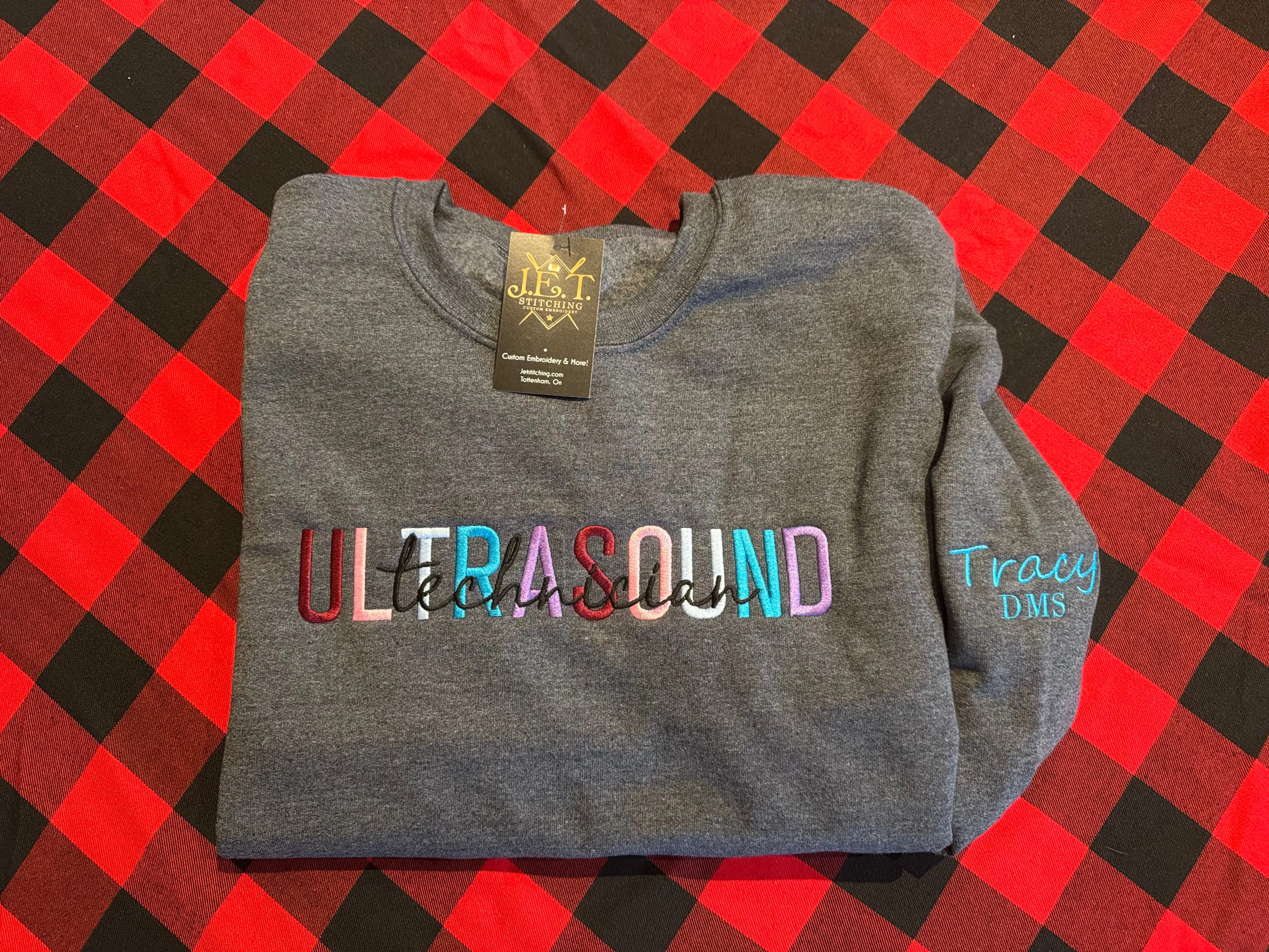 Ultrasound technician sweater