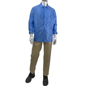 Uniform Technology BR49AC-44RB-L StatStar Short ESD Labcoat - ESD Knit Cuff