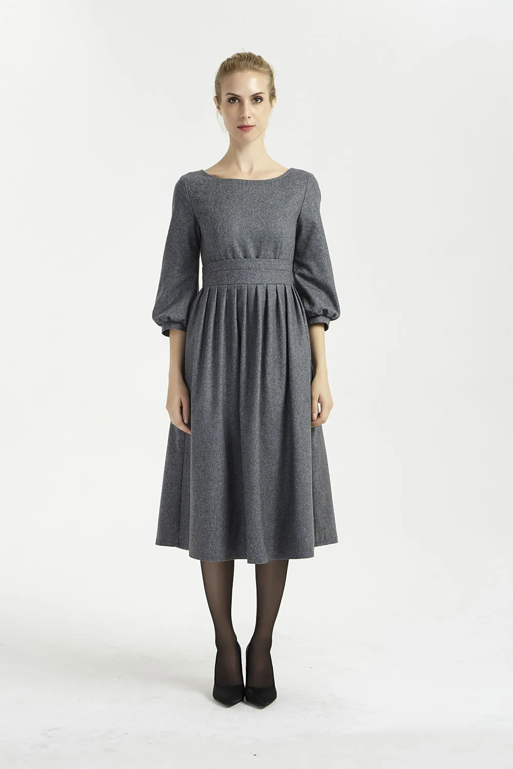 Vintage inspired wool dress 2000