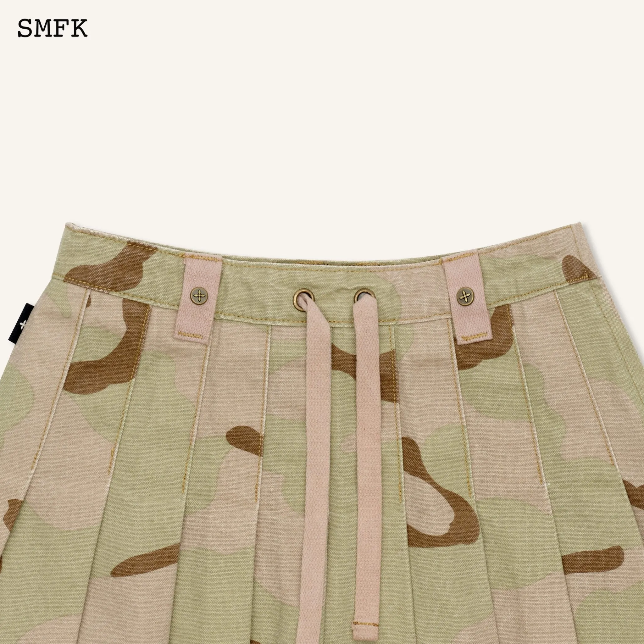 WildWorld Desert Camouflage Pleated Mini Skirt