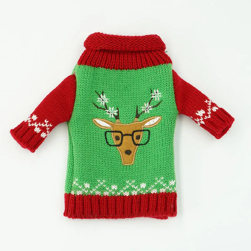 Wine Bottle Ugly Christmas Sweater