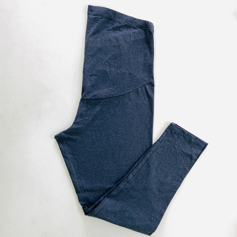 Womens Full Panel Cotton Maternity Leggings