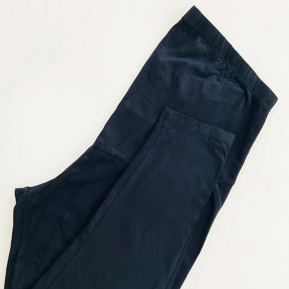 Womens Full Panel Cotton Maternity Leggings