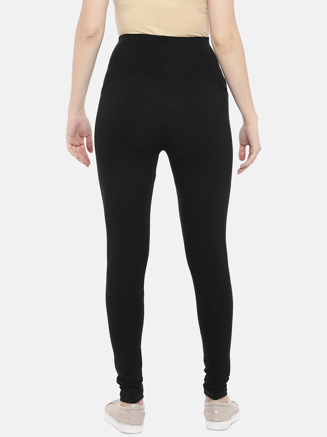 Womens Full Panel Cotton Maternity Leggings