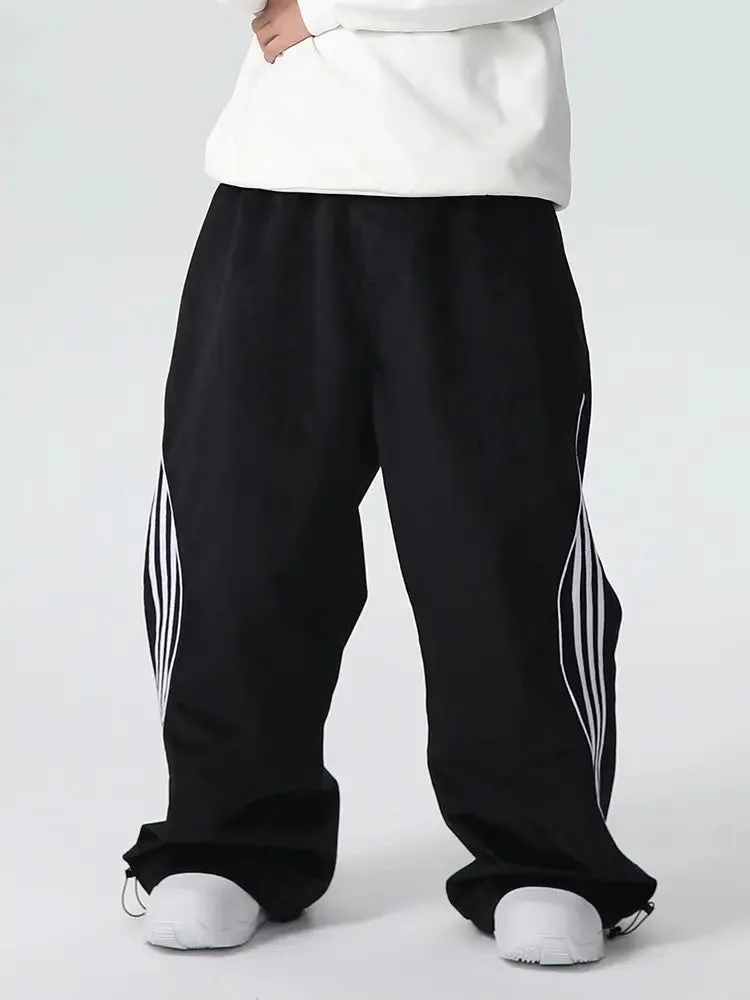 Women's Oversized Fleece Baggy Snowboarding Pants