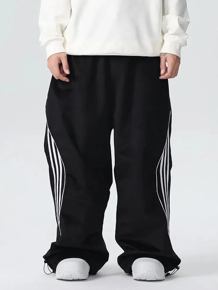 Women's Oversized Fleece Baggy Snowboarding Pants