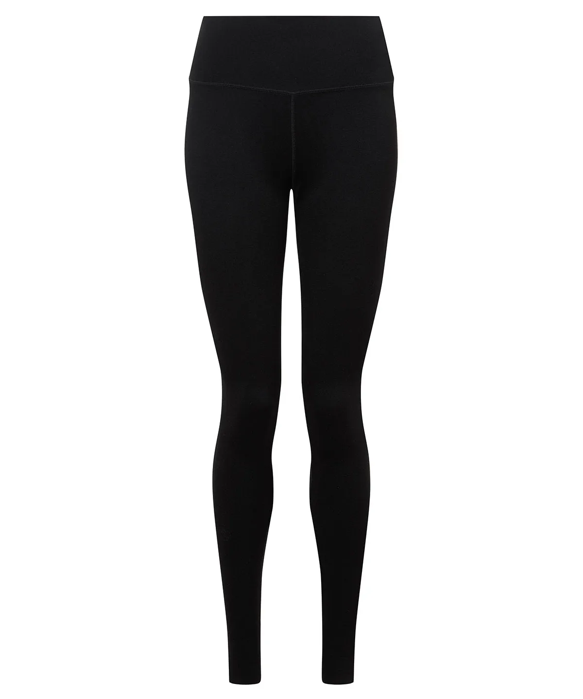 Womens TriDri® custom length seamless leggings | Black